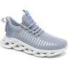 imageGSLMOLN Womens Walking Shoes Mesh Non Slip Gym Sports Casual Fashion SneakersBlueb