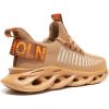 imageGSLMOLN Womens Walking Shoes Mesh Non Slip Gym Sports Casual Fashion SneakersBrown2