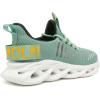 imageGSLMOLN Womens Walking Shoes Mesh Non Slip Gym Sports Casual Fashion SneakersGreenBlack