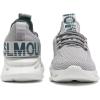 imageGSLMOLN Womens Walking Shoes Mesh Non Slip Gym Sports Casual Fashion SneakersGreyBlue