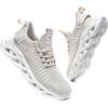 imageGSLMOLN Womens Walking Shoes Mesh Non Slip Gym Sports Casual Fashion SneakersGreyb
