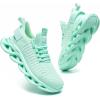 imageGSLMOLN Womens Walking Shoes Mesh Non Slip Gym Sports Casual Fashion SneakersMint Green2
