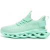 imageGSLMOLN Womens Walking Shoes Mesh Non Slip Gym Sports Casual Fashion SneakersMint Green2