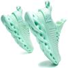 imageGSLMOLN Womens Walking Shoes Mesh Non Slip Gym Sports Casual Fashion SneakersMint Green2