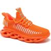 imageGSLMOLN Womens Walking Shoes Mesh Non Slip Gym Sports Casual Fashion SneakersOrange2
