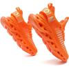 imageGSLMOLN Womens Walking Shoes Mesh Non Slip Gym Sports Casual Fashion SneakersOrange2