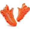imageGSLMOLN Womens Walking Shoes Mesh Non Slip Gym Sports Casual Fashion SneakersOrange2