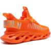 imageGSLMOLN Womens Walking Shoes Mesh Non Slip Gym Sports Casual Fashion SneakersOrange2