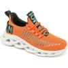 imageGSLMOLN Womens Walking Shoes Mesh Non Slip Gym Sports Casual Fashion SneakersOrangeBlack