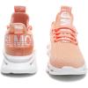 imageGSLMOLN Womens Walking Shoes Mesh Non Slip Gym Sports Casual Fashion SneakersOrangea
