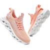 imageGSLMOLN Womens Walking Shoes Mesh Non Slip Gym Sports Casual Fashion SneakersOrangea