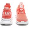 imageGSLMOLN Womens Walking Shoes Mesh Non Slip Gym Sports Casual Fashion SneakersOrangeb