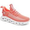 imageGSLMOLN Womens Walking Shoes Mesh Non Slip Gym Sports Casual Fashion SneakersOrangeb