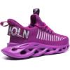 imageGSLMOLN Womens Walking Shoes Mesh Non Slip Gym Sports Casual Fashion SneakersPurple2