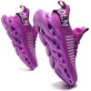 imageGSLMOLN Womens Walking Shoes Mesh Non Slip Gym Sports Casual Fashion SneakersPurple2