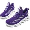 imageGSLMOLN Womens Walking Shoes Mesh Non Slip Gym Sports Casual Fashion SneakersPurplea
