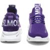 imageGSLMOLN Womens Walking Shoes Mesh Non Slip Gym Sports Casual Fashion SneakersPurplea