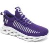 imageGSLMOLN Womens Walking Shoes Mesh Non Slip Gym Sports Casual Fashion SneakersPurplea