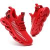 imageGSLMOLN Womens Walking Shoes Mesh Non Slip Gym Sports Casual Fashion SneakersRed2