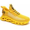 imageGSLMOLN Womens Walking Shoes Mesh Non Slip Gym Sports Casual Fashion SneakersYellow2