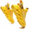 imageGSLMOLN Womens Walking Shoes Mesh Non Slip Gym Sports Casual Fashion SneakersYellow2