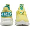 imageGSLMOLN Womens Walking Shoes Mesh Non Slip Gym Sports Casual Fashion SneakersYellowBlue
