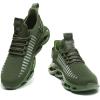 imageGSLMOLN Mens Slip on Breathable Walking Shoes Ultra Lightweight Casual Sport Gym Fashion SneakersArmyGreen2