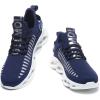 imageGSLMOLN Mens Slip on Breathable Walking Shoes Ultra Lightweight Casual Sport Gym Fashion SneakersBluea