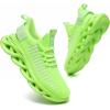 imageGSLMOLN Mens Slip on Breathable Walking Shoes Ultra Lightweight Casual Sport Gym Fashion SneakersFluorescentGreen2
