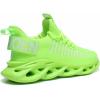 imageGSLMOLN Mens Slip on Breathable Walking Shoes Ultra Lightweight Casual Sport Gym Fashion SneakersFluorescentGreen2