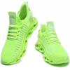 imageGSLMOLN Mens Slip on Breathable Walking Shoes Ultra Lightweight Casual Sport Gym Fashion SneakersFluorescentGreen2