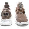 imageGSLMOLN Mens Slip on Breathable Walking Shoes Ultra Lightweight Casual Sport Gym Fashion SneakersKhakia