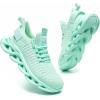 imageGSLMOLN Mens Slip on Breathable Walking Shoes Ultra Lightweight Casual Sport Gym Fashion SneakersMint Green2