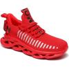 imageGSLMOLN Mens Slip on Breathable Walking Shoes Ultra Lightweight Casual Sport Gym Fashion SneakersRed2