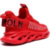 imageGSLMOLN Mens Slip on Breathable Walking Shoes Ultra Lightweight Casual Sport Gym Fashion SneakersRed2