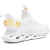 imageGSLMOLN Mens Slip on Breathable Walking Shoes Ultra Lightweight Casual Sport Gym Fashion SneakersWhite2