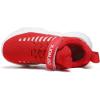 imageGSLMOLN Boys Girls Tennis Breathable Slip on Shoes School Casual WalkingRunning Sports Kids SneakersAred
