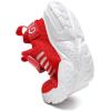 imageGSLMOLN Boys Girls Tennis Breathable Slip on Shoes School Casual WalkingRunning Sports Kids SneakersAred