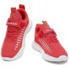 imageGSLMOLN Boys Girls Tennis Breathable Slip on Shoes School Casual WalkingRunning Sports Kids SneakersRedb