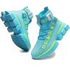 imageGSLMOLN Outdoor High Top Fashion Sneaker Mens Walking Footwear Casual ShoesSkyBlue 1