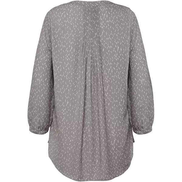 NYDJ Women's 3/4 Sleeve Pintuck Blouse