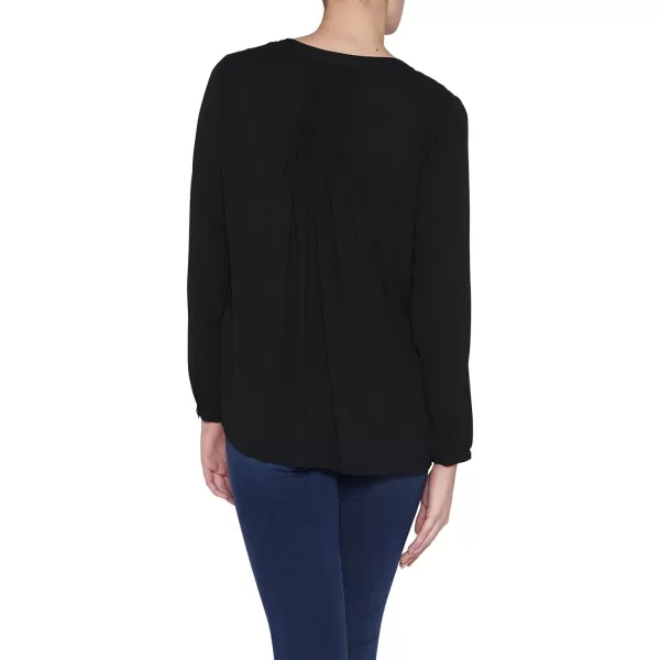 NYDJ Women's 3/4 Sleeve Pintuck Blouse