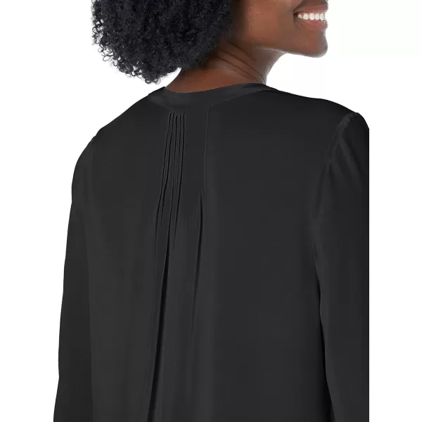NYDJ Women's 3/4 Sleeve Pintuck Blouse