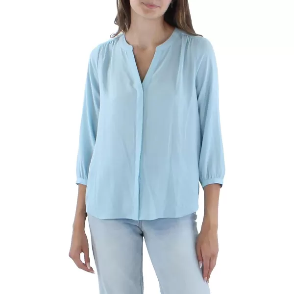 NYDJ Women's 3/4 Sleeve Pintuck Blouse