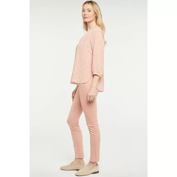 NYDJ Women's 3/4 Sleeve Pintuck Blouse