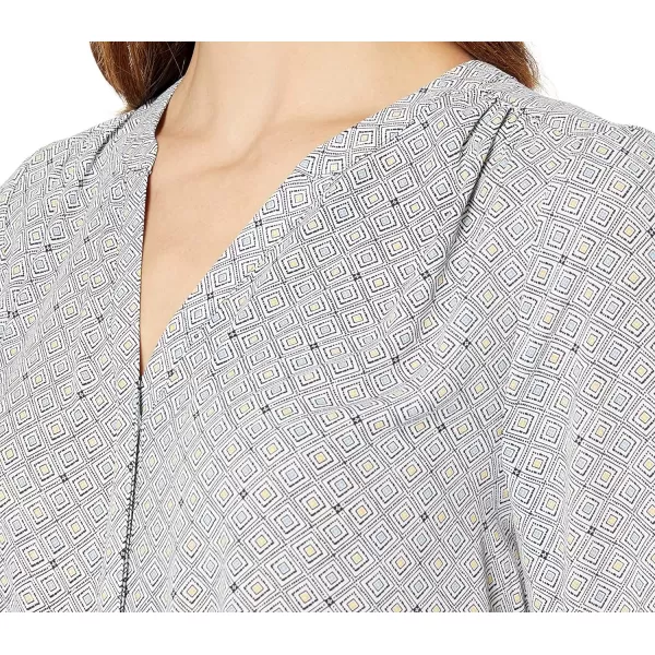 NYDJ Women's 3/4 Sleeve Pintuck Blouse