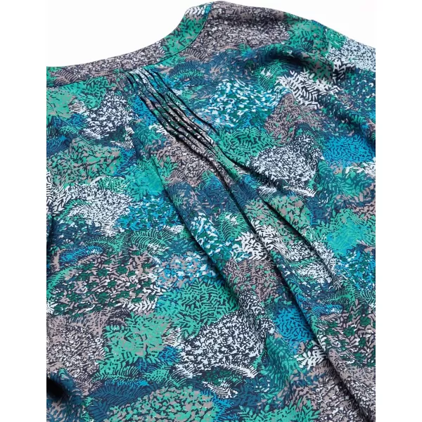 NYDJ Women's 3/4 Sleeve Pintuck Blouse