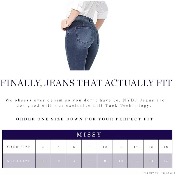 NYDJ Women's Briella Roll Cuff Jean Long Slimming Denim Shorts