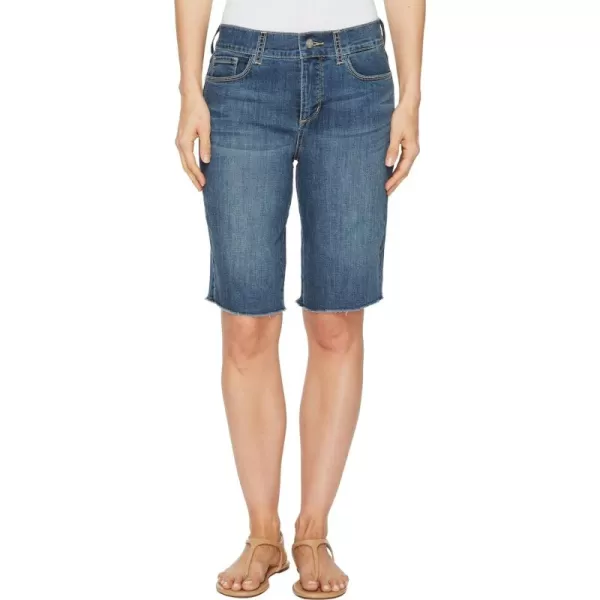 NYDJ Women's Briella Short with Fray Hem in Cool Embrace Denim
