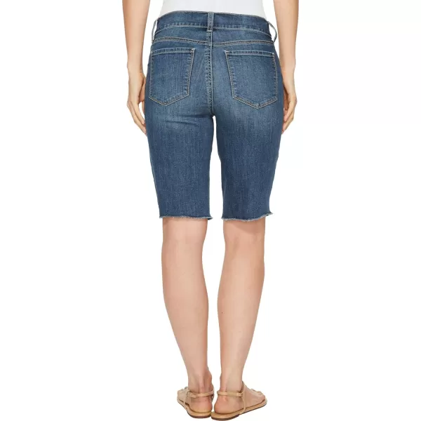 NYDJ Women's Briella Short with Fray Hem in Cool Embrace Denim